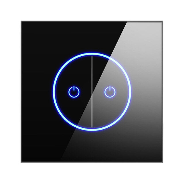 WiFi Smart Home Control 10A Smart House Light Wall Switch Wireless Touch Switches Remote Controller Voice Control Via Google Home Alexa