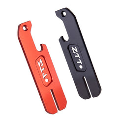 Bike Repair Tools Bottle Opener with Rotor Truing Slot Wrench MTB Disc Alignment Truing Tool Cycling Bike Accessories