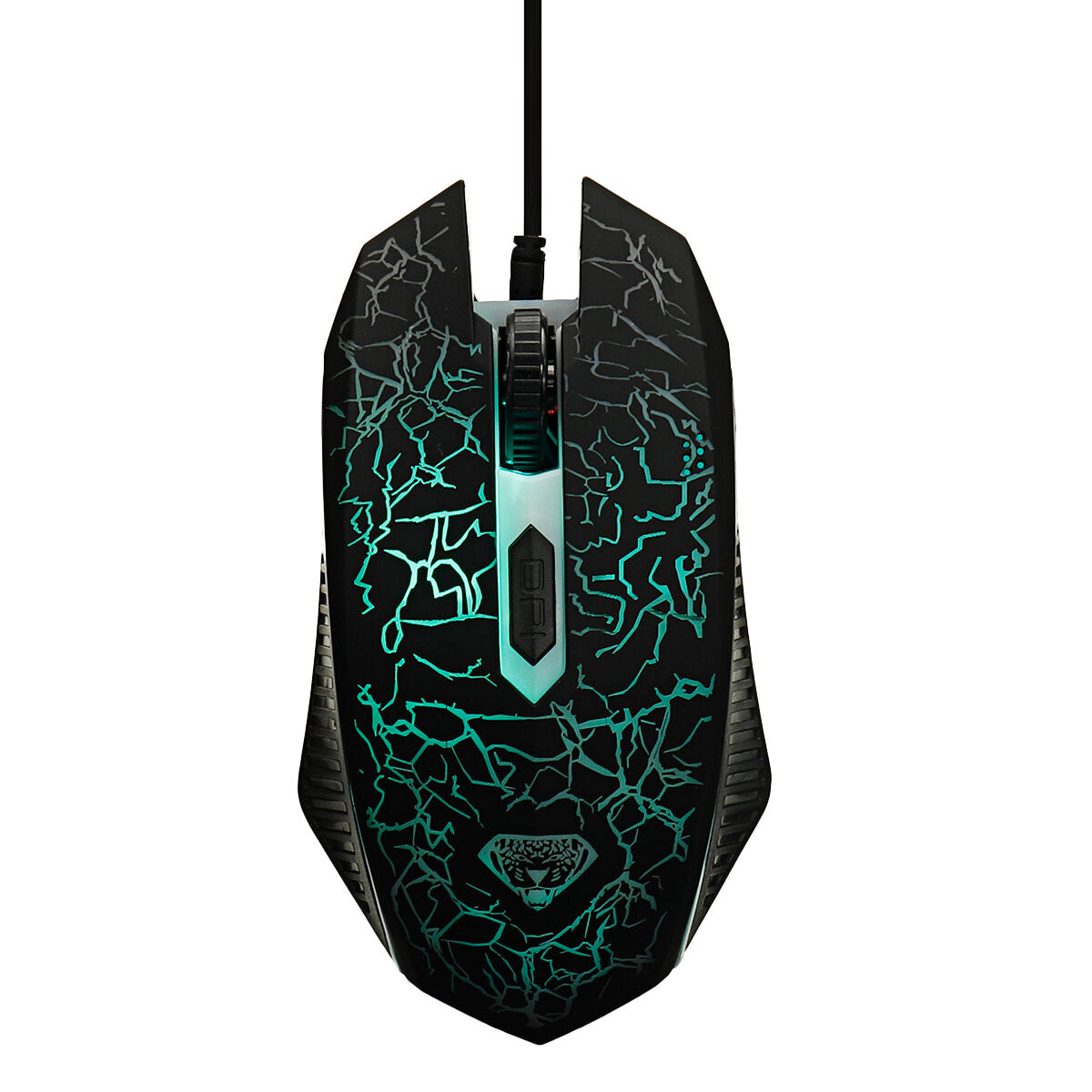 104 Keys Wired Keyboard & Mouse Set 4D RGB Backlight Gaming Keyboard 1600DPI Ergonomic Mouse