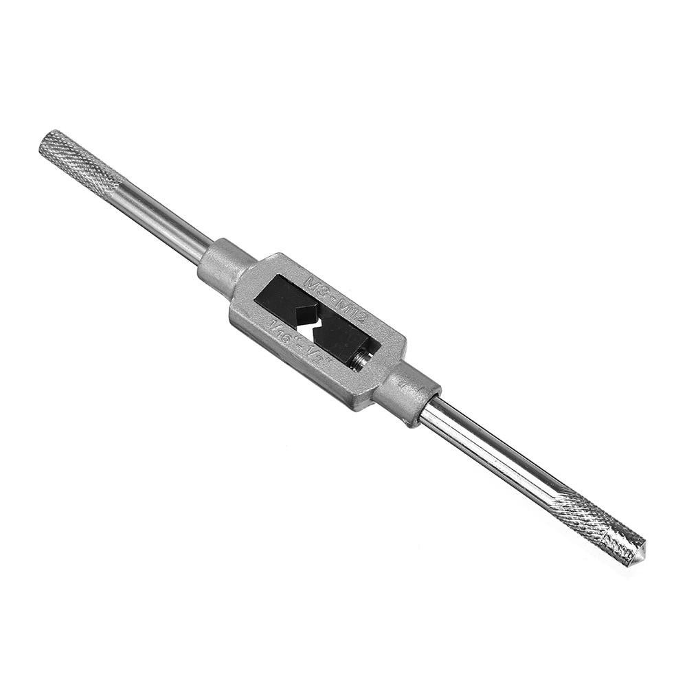 M3-M12 Hand Spanner with 5pcs Titanium Coated M3-M8 Spiral Screw Tap Set