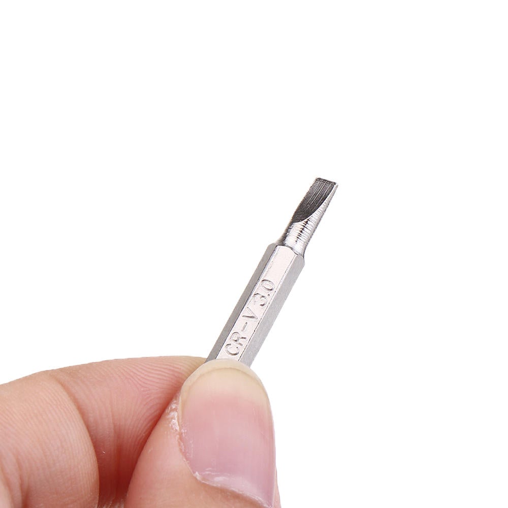 10pcs 4mm CR-V Screwdriver Bit Set Phillips Slotted Torx Batch Head Bit Mobile Phone Repair Tool