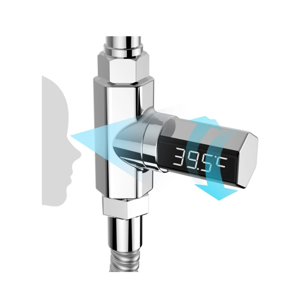 LED Shower Thermometer Digital Shower Celsius Temperature Display Shower Head
