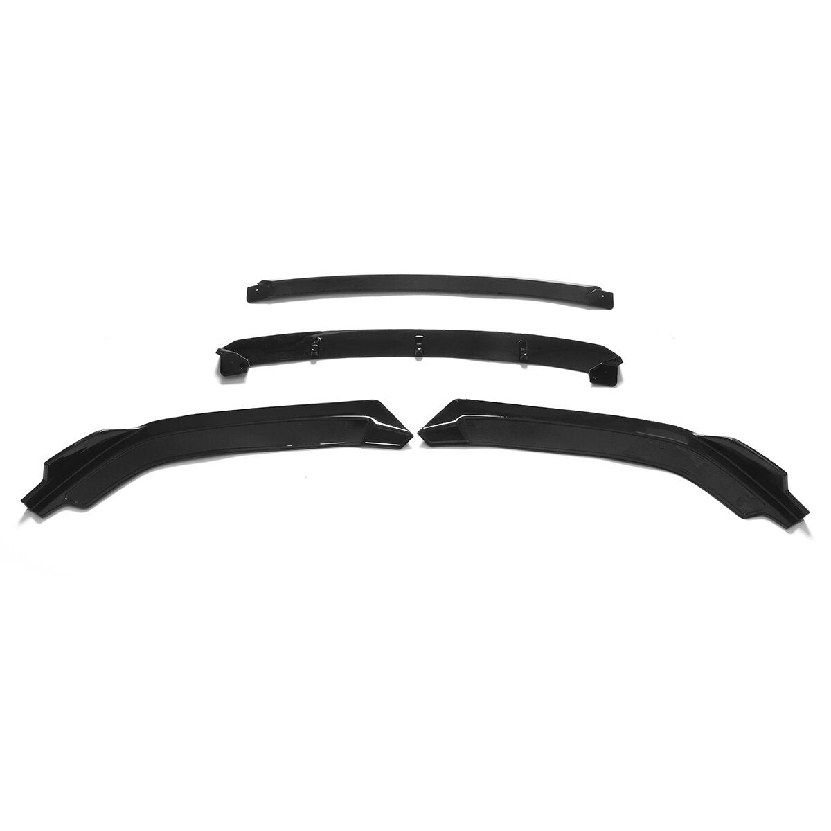 Glossy Front Bumper Lip Body Kit Spoiler Spliter