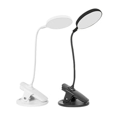 Rechargeable USB Charging Adjustable LED Smart Touch Table Desk Lamp Clip Reading Light