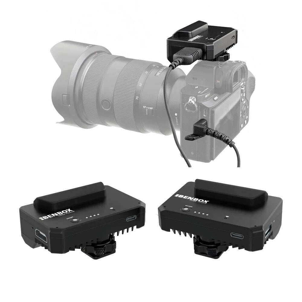 Dual Channel Wireless Video Transmitter 1080P Live WiFi Transmission for Android iOS Windows Mac