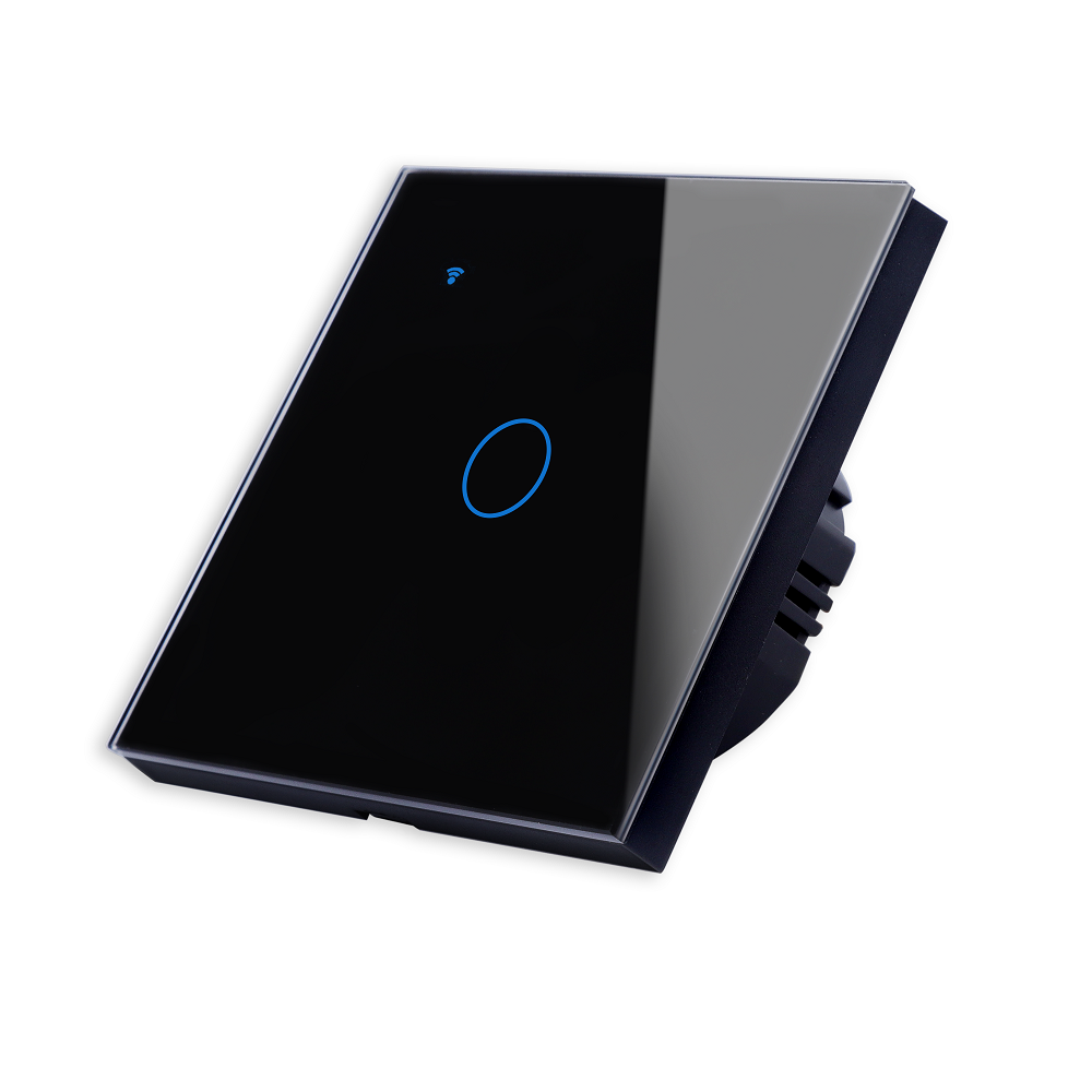 WiFi Wireless 1Gang 2 Way Smart Wall Touch Switch AC 100V/220V Wireless Wall Light Switch EU/UK Standard Smart Home