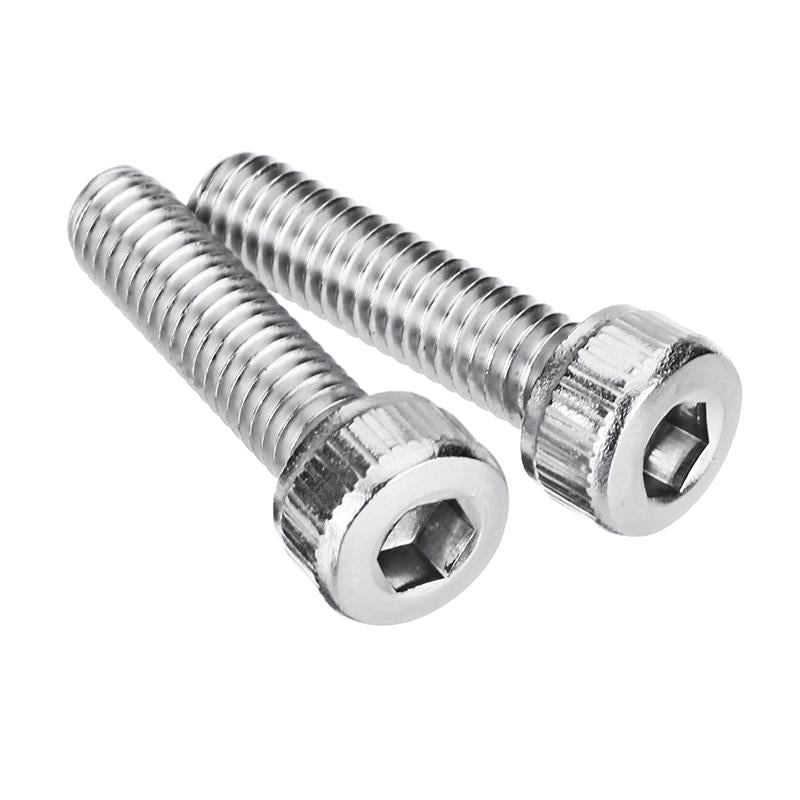 M4SH3 50Pcs M4 Stainless Steel Hex Socket Cap Head Screws Bolts 6-20mm Optional Length