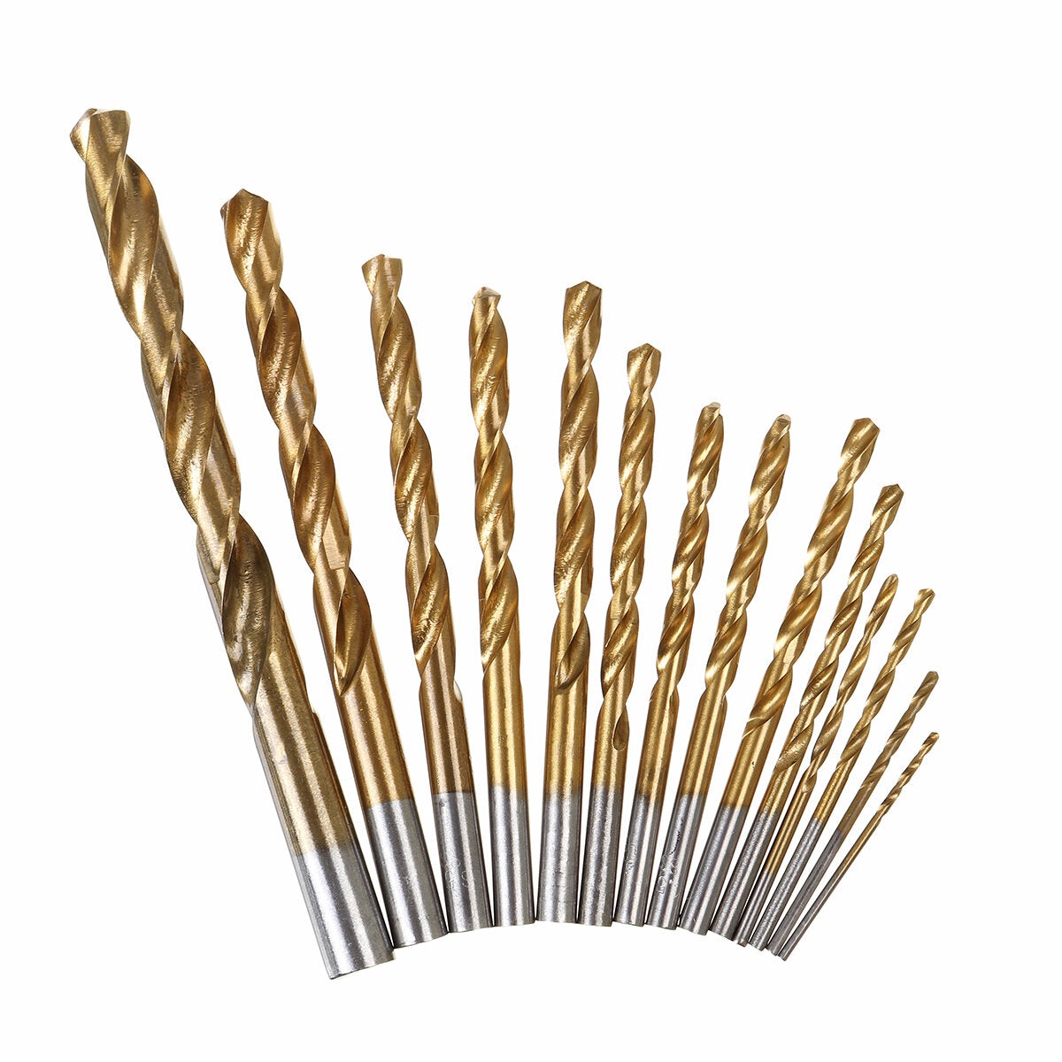 99PCS Drill Bit Set 1/16"-3/8" HSS Titanium Multi Drill Bits Twist Metal