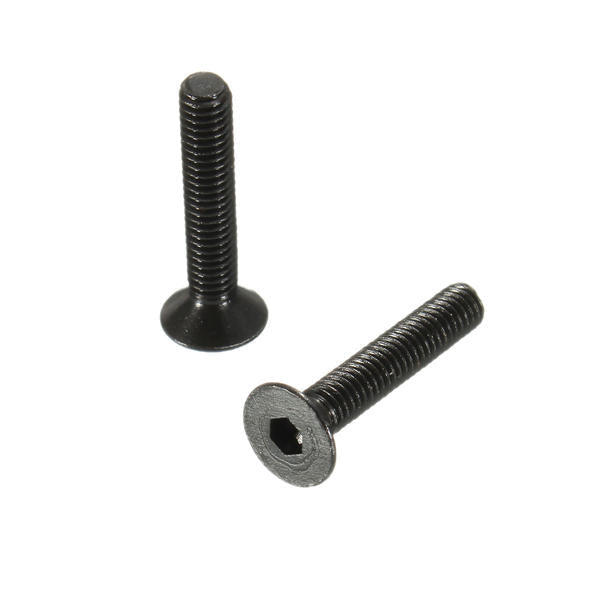 M3CH4 100Pcs M3 Carbon Steel Countersunk Hex Socket Screw 6-20mm Flat Head Hex Screw Metric