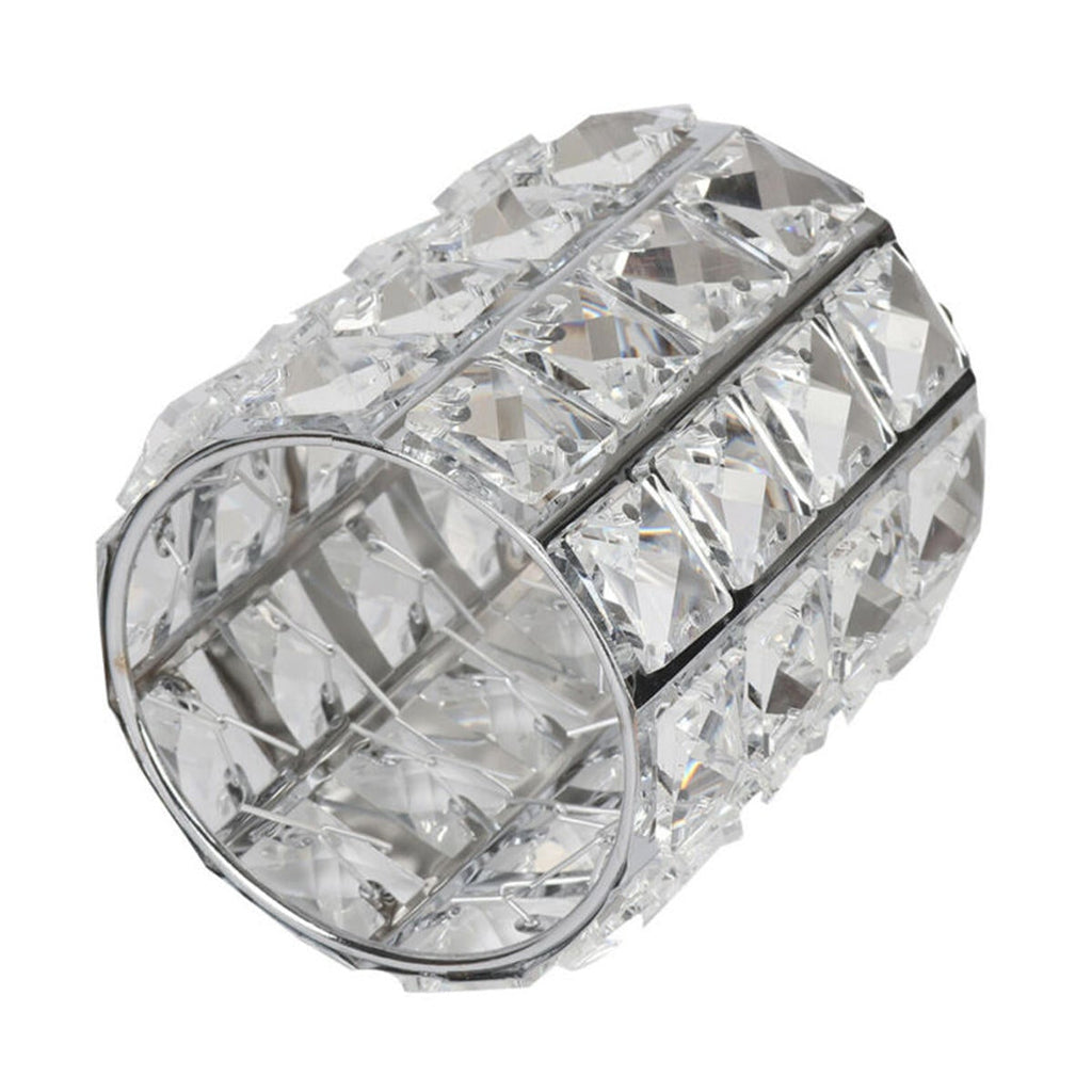 Crystal Makeup Brush Storage Bucket Pens Holder Desktop Case Cosmetic Organizer