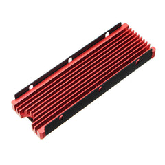 Aluminum Heatsink NGFF PCI-E 2280 SSD Cooling Fan Fin Cooler W/ Thermal Pad