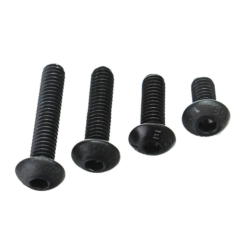 440Pcs M3/M4/M5 Carbon Steel Screw Hex Socket Button Head Bolt Nut Assortment Kit