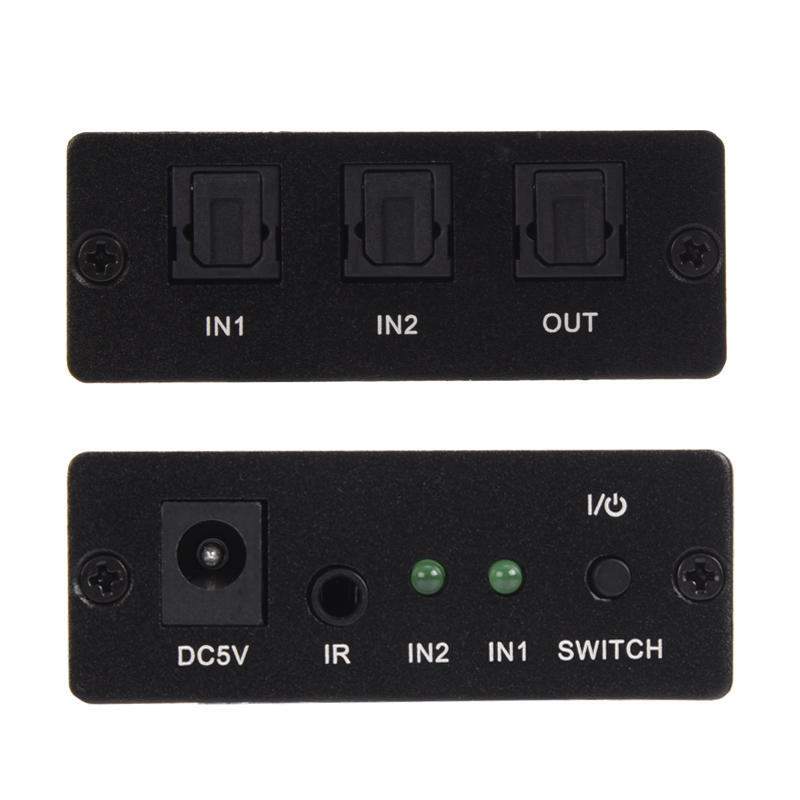 SPDIF/ToslinK Video Switcher 2x1 with IR