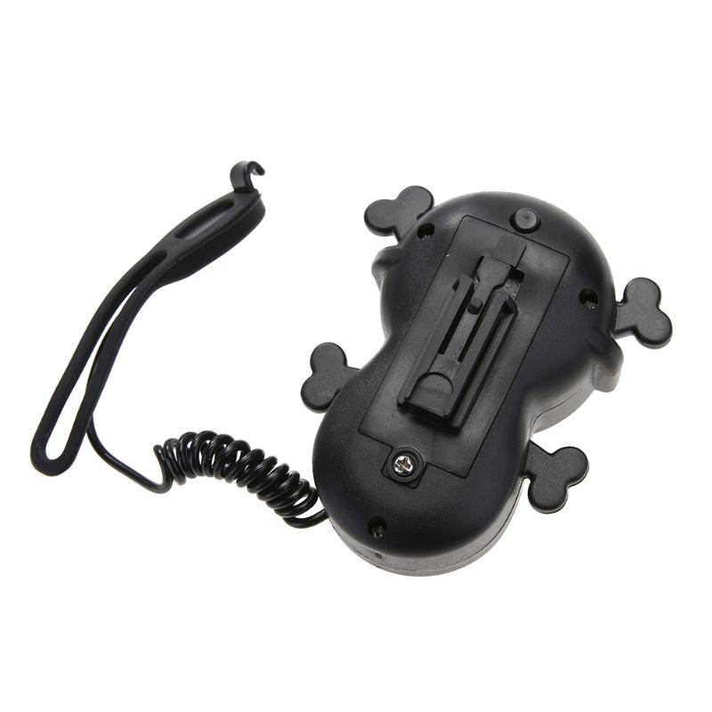 Bicycle Electric Horn High Decibel 120dB Bell with Warning Light Multi-tone Waterproof