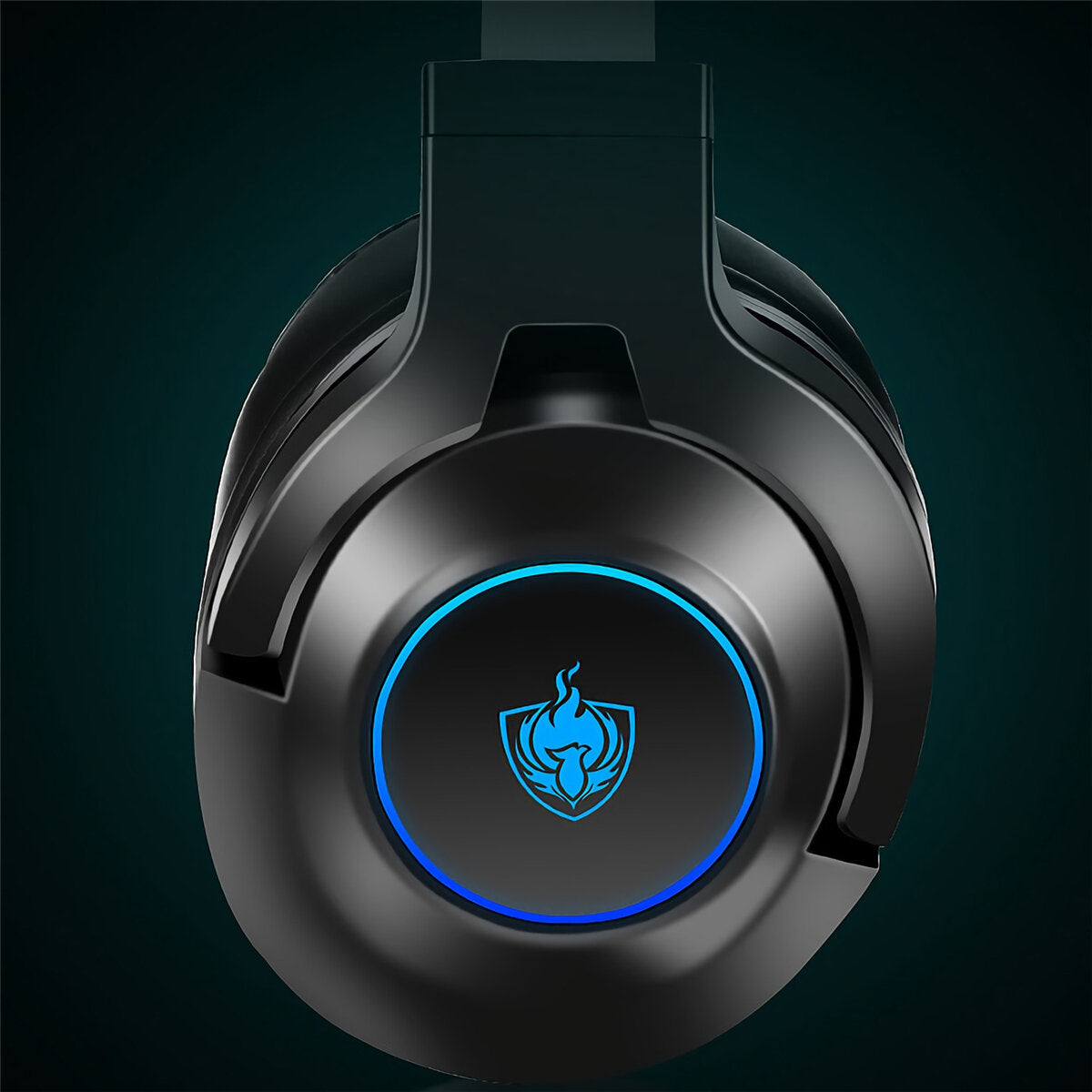 Gaming Headset 3.5mm Wired/Wireless Bluetooth5.0 40mm Driver LED Light Over-ear Headphone with Mic for Computer PC PS3/4