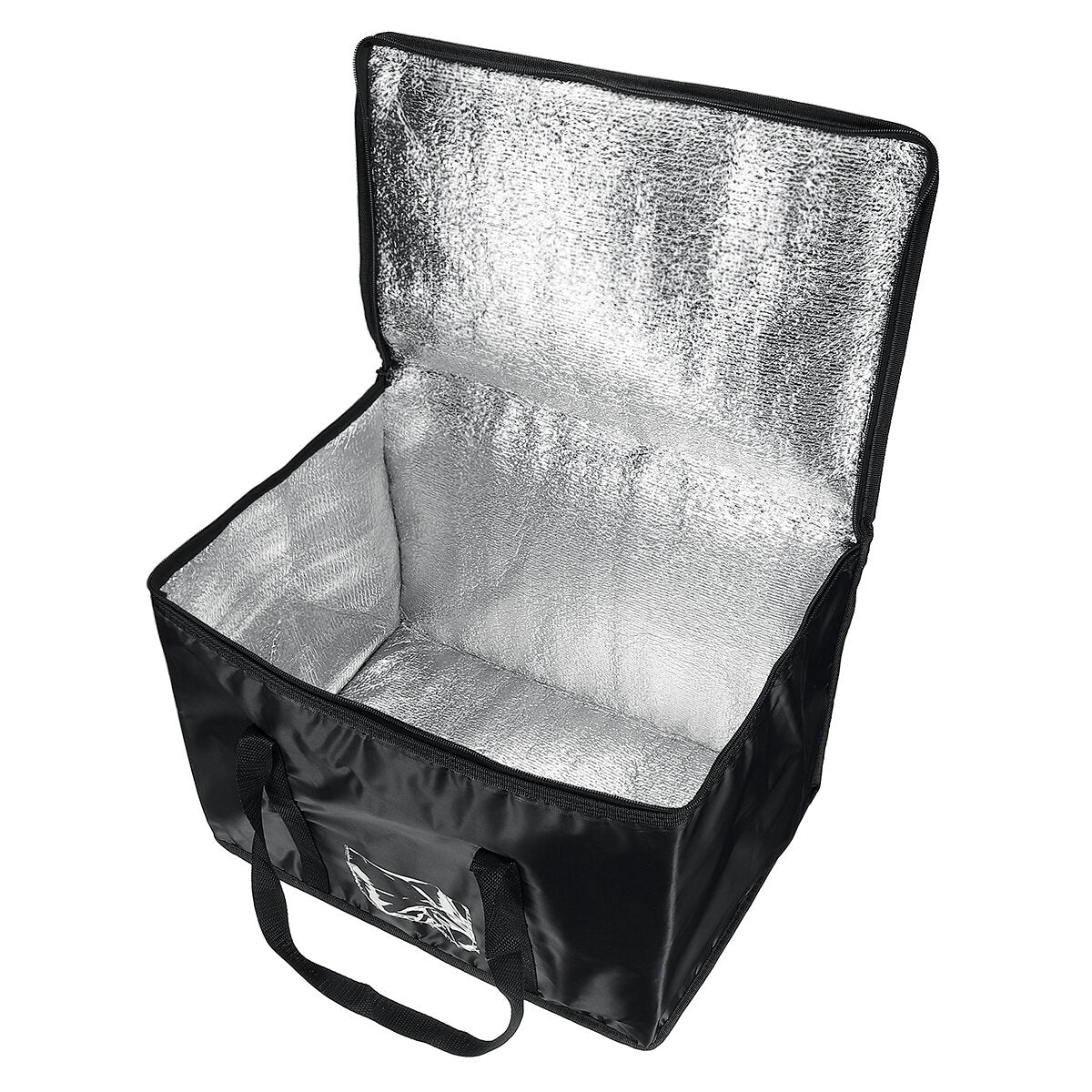 Black Oxford Cloth Insulation Bag Takeaway Storage Cnternal Composite Pearl Cotton Woven Hand Strap PE Film