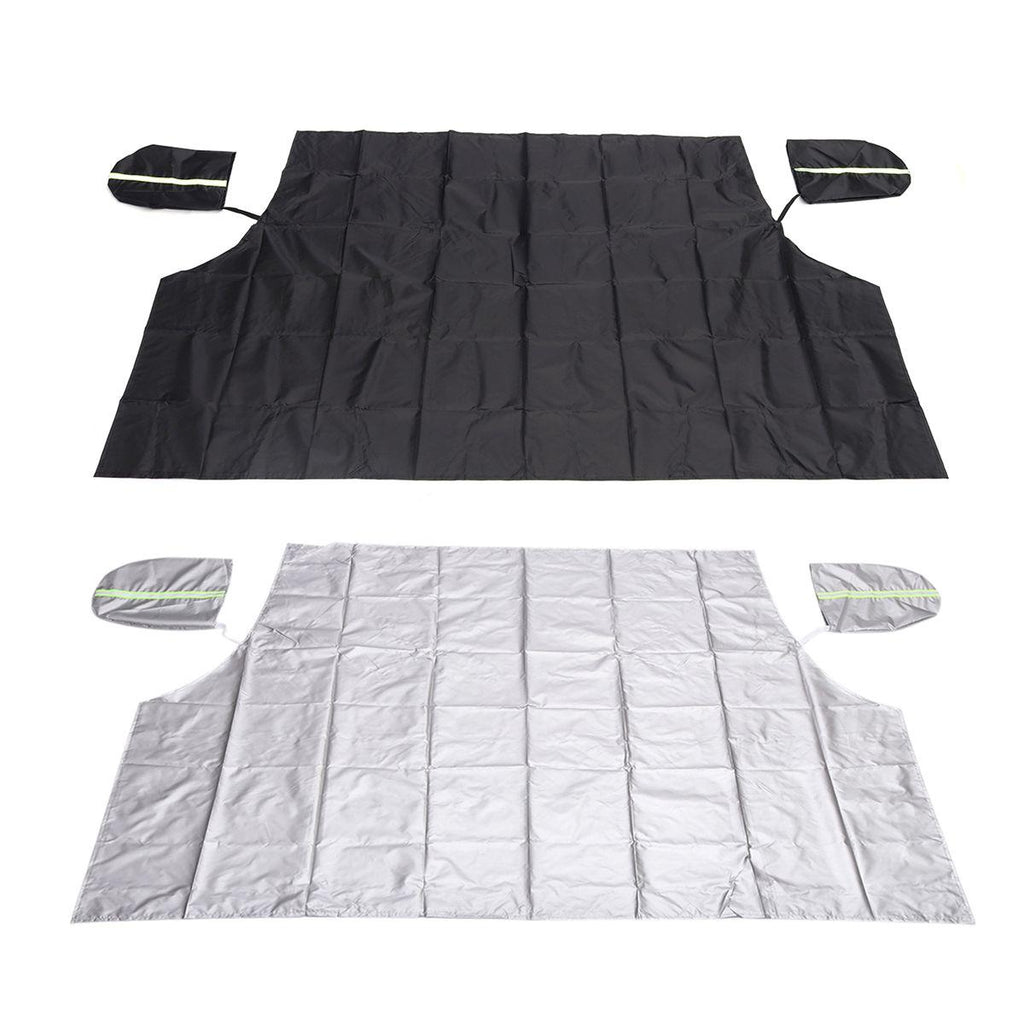 Magnetic Car Windshield Snow Cover Sun Dust Ice Frost Protector Shield Green 210x123.5x146cm