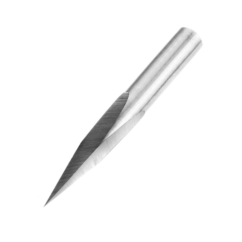 5pcs 6mm Shank 0.1mm Tip 15 Degree Engraving Bit CNC Tool