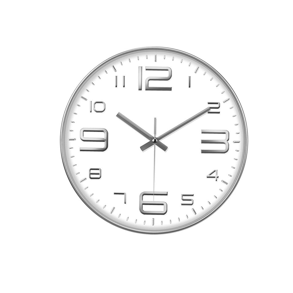 Black/Golden 12inch/30cm Wall Clock Silent ABS Wall Clocks