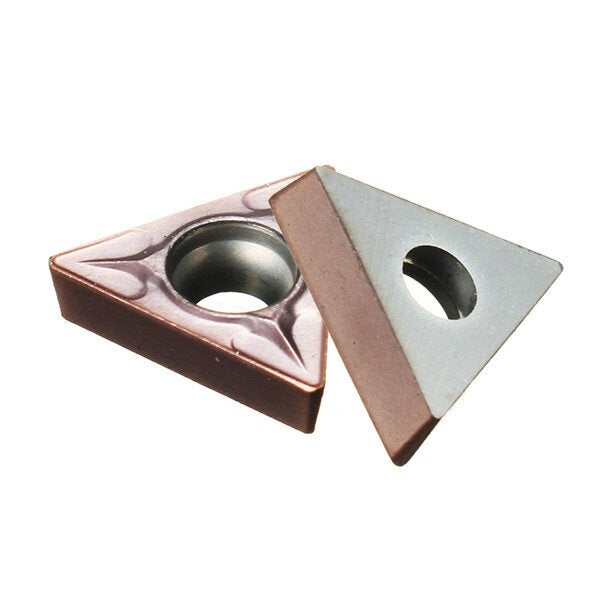10pcs Triangle Carbide Inserts Lathe Turning Tool Holder Inserts
