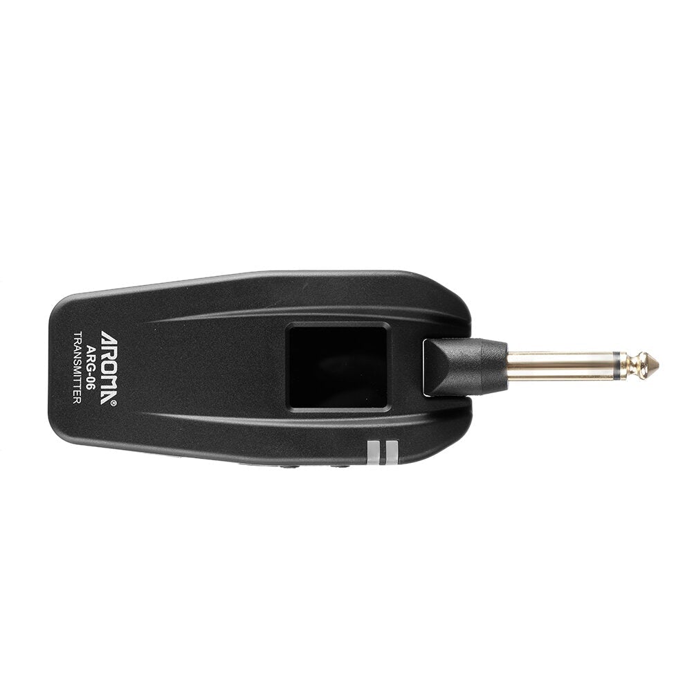 Guitar Wireless Transmission System(Transmisster & Receiver) 6.35mm Plug LCD Display 4 Channels Max. 35m Effective