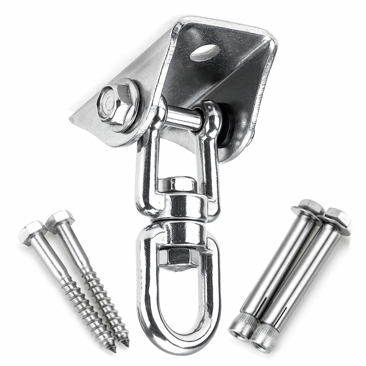 3-Types 180/360 Heavy Duty Swivel Hangers Stainless Steel Swing Hooks For Yoga Hammock