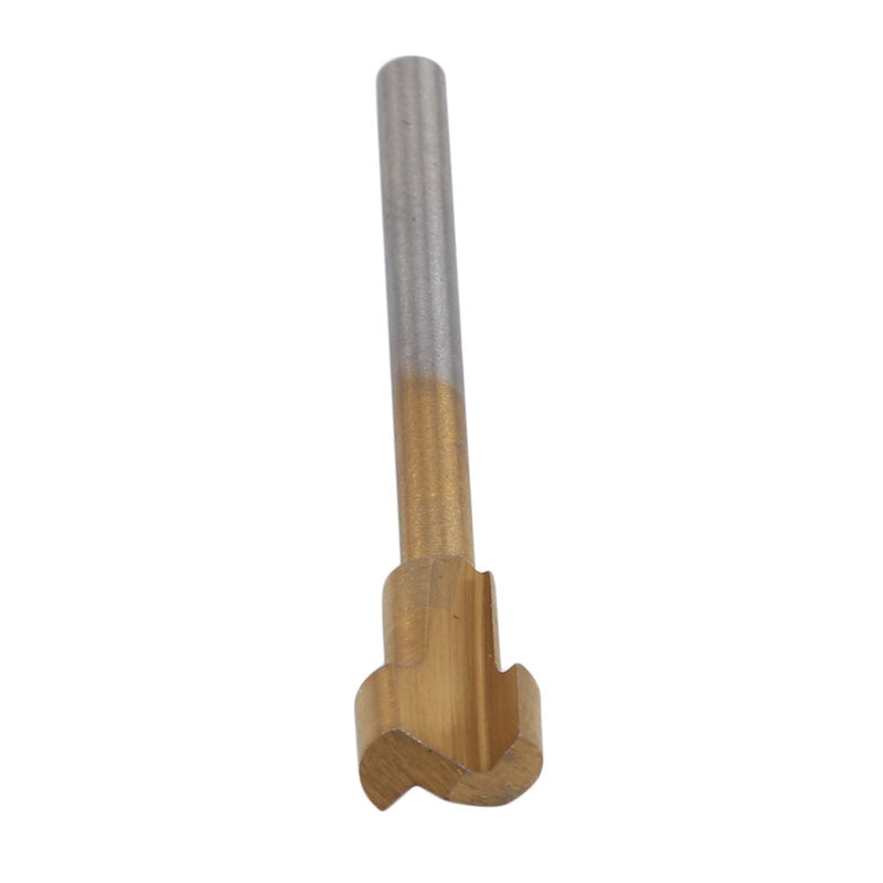 10Pcs HSS Woodworking Trimming Knife Titanium-Plated Sharpening Micro Milling Cutter Wood Carving