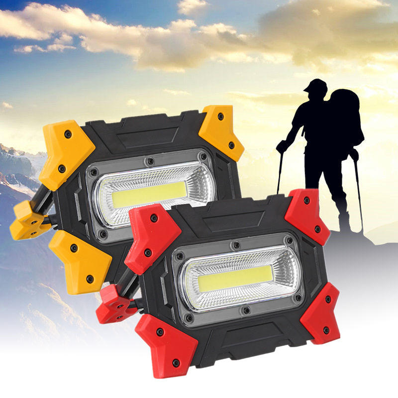 Foldable LED Work Light Portable 3 Modes Flood Lamp for Outdoor Camping Emergency