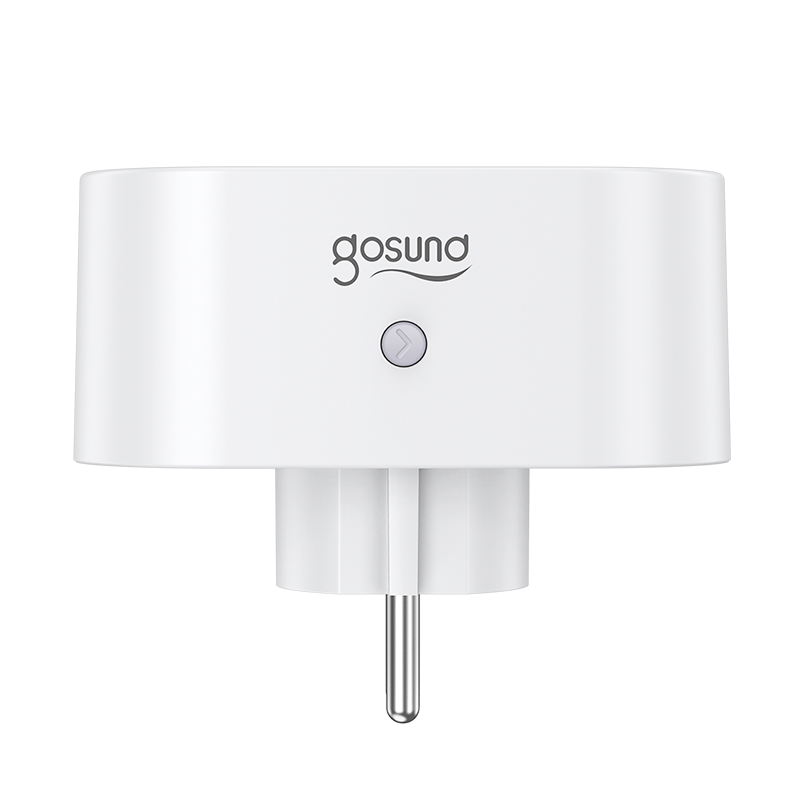 Smart Plug 2 IN 1 Dual EU Plug WiFi Outlet 16A Socket APP Remote Control Electricity Statistics Home Light Switch Timer Works With Alexa Google Home