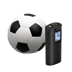 Electric Air Pump Mini Portable USB Charging Bicycle LED Light Power Bank