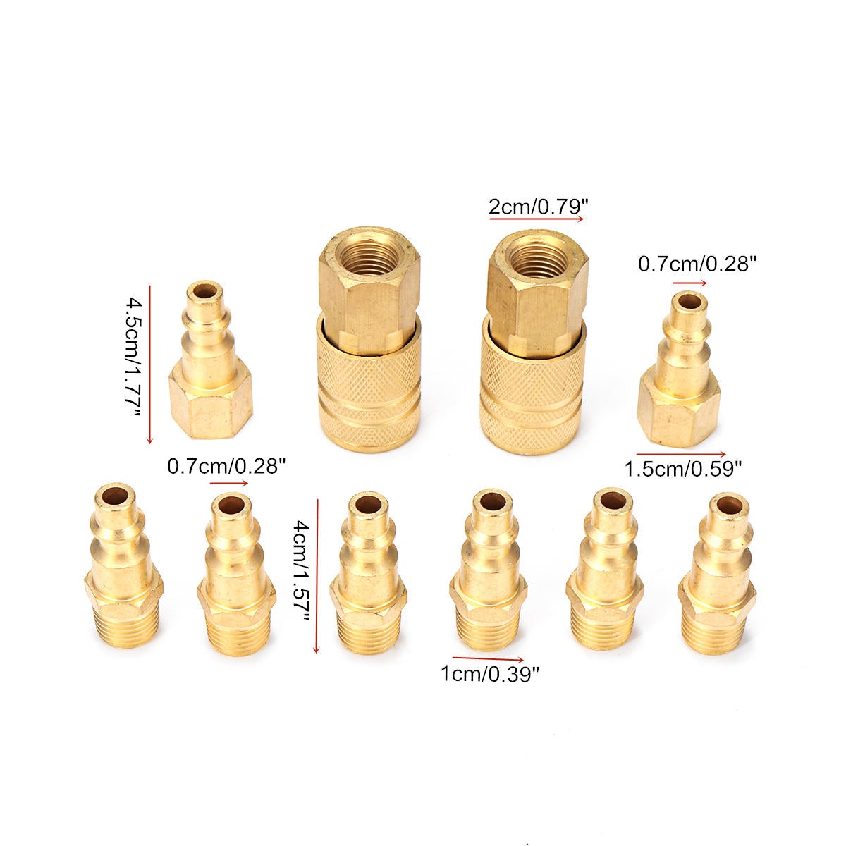 Euro Air Line Hose Fitting Coupling Adapter Compressor Connector Quick Coupler