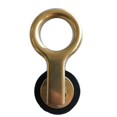 1" 25mm Brass Plated Marine Boat Snap Handle Locking Drain Plug Boat Livewell Drain Plug with Snap Handle Boat Accessories