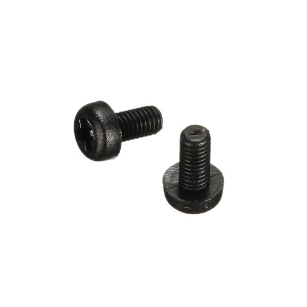 M3NP1 50Pcs M3 Nylon Screw Bolt Black Round Phillips Screw Nut Nylon PCB Standoff Assortment 5-25mm