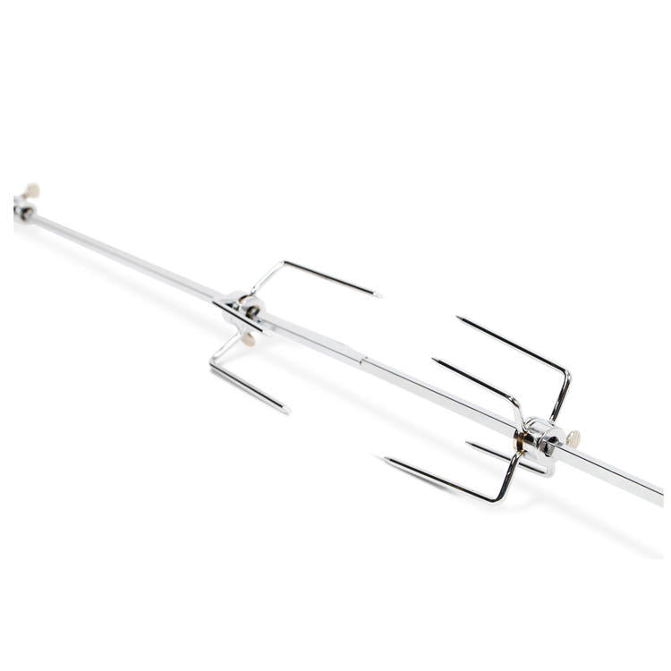 Outdoor Automatic Eletric BBQ Grill Rotisserie Motor Stainless Steel Barbecue Rack Rotating Fork Kits Machine