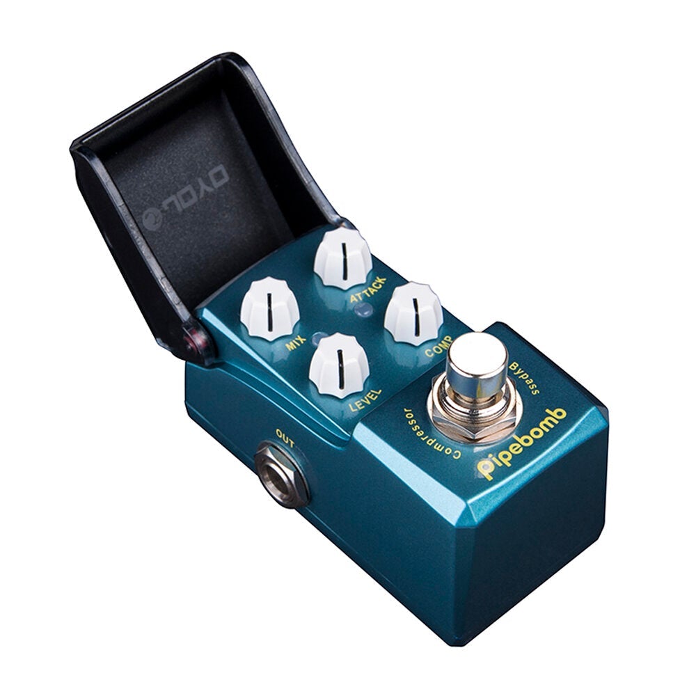 Compressor Mini Electric Guitar Effect Pedal with Knob Guard True Bypass Guitar Parts & Accessories