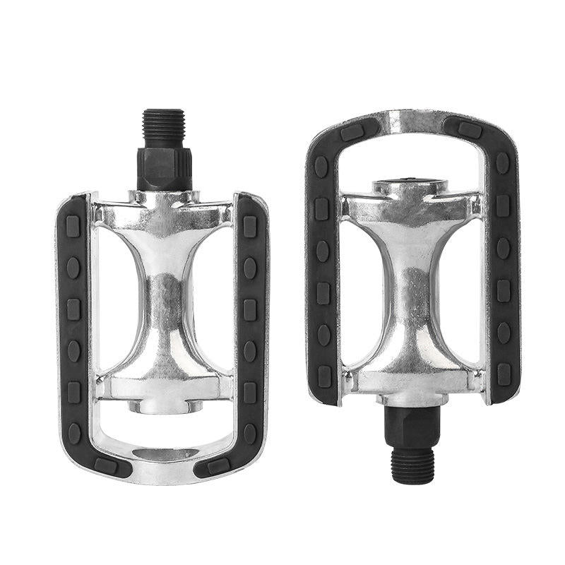 1 Pair Aluminum Alloy Bike Pedals Reflective Strip Cycling Pedals Bicycle Accessories