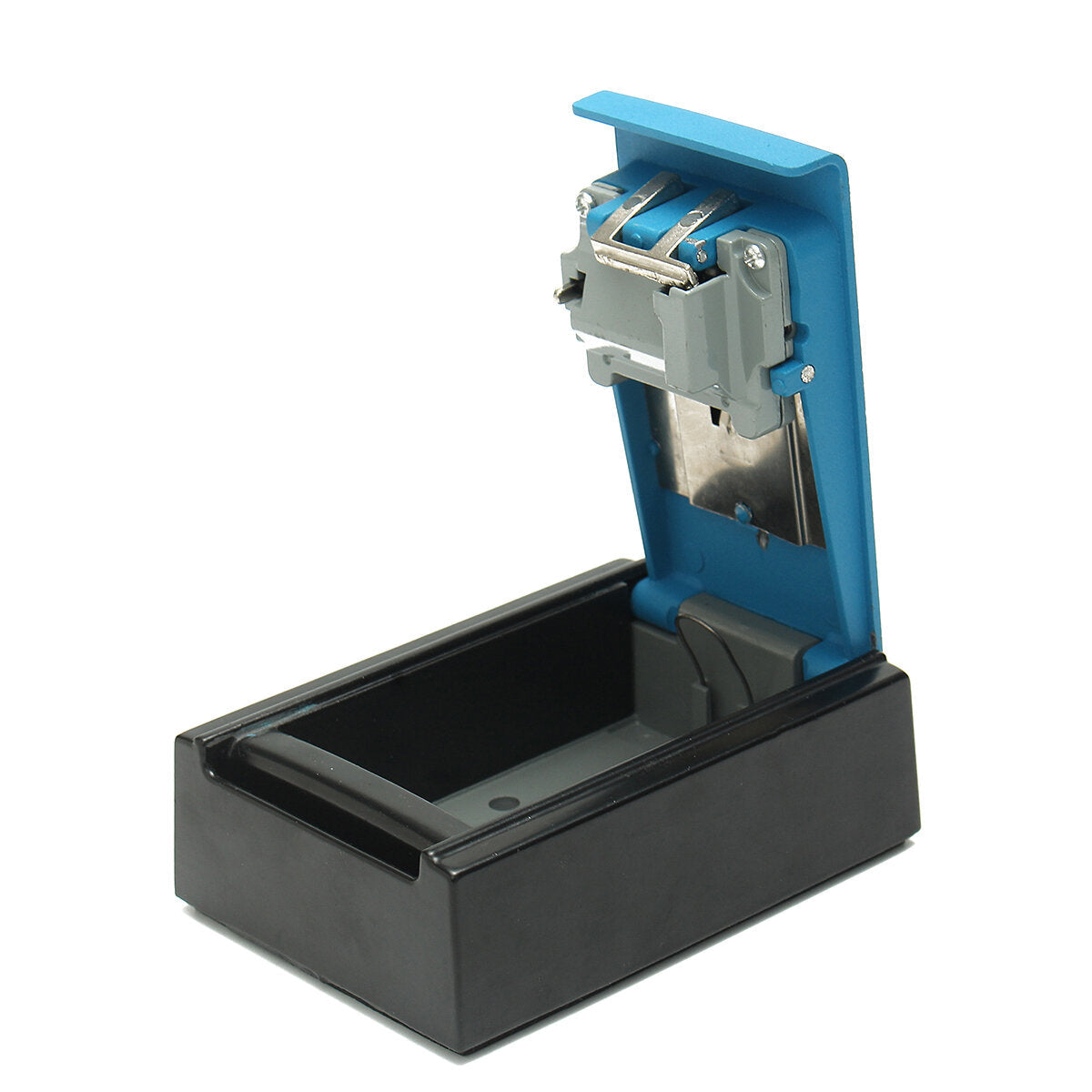 Aluminum Alloy Blue 4-digit Key Parts Storage Box