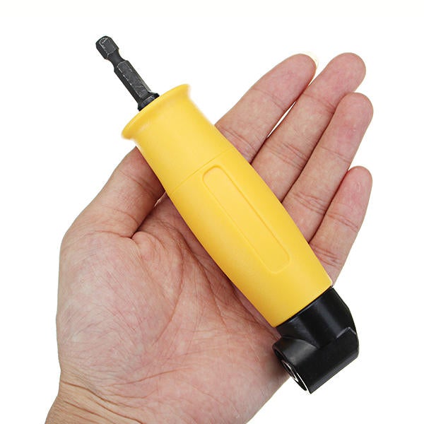 90 Degree Angled Electric Drill Right Angle Driver Reversible Ratchet Screwdriver Adapter