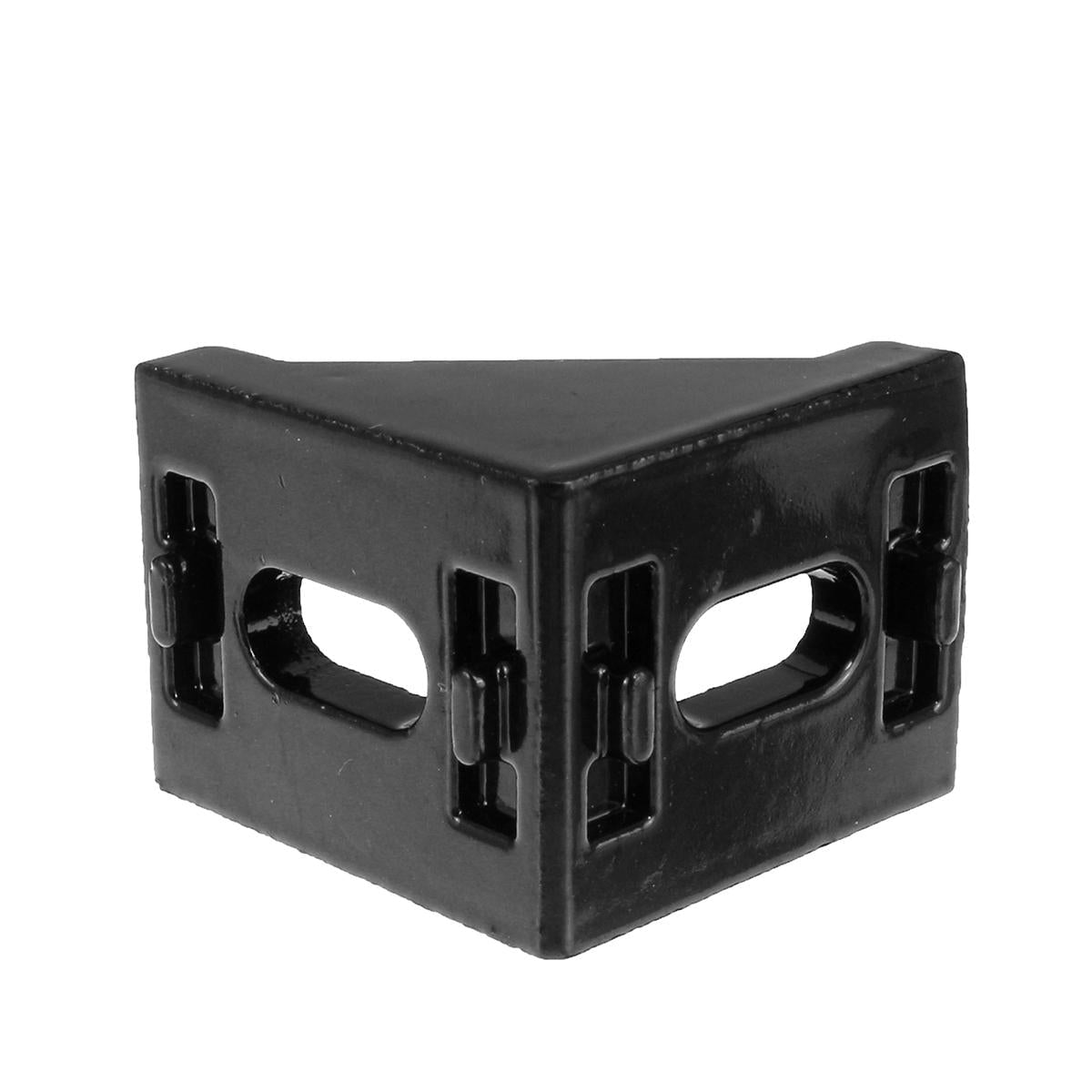 4Pcs Aluminium Black Angle Corner Joint 3030 Series Aluminum Extrusion 35x35mm Right Angle Bracket