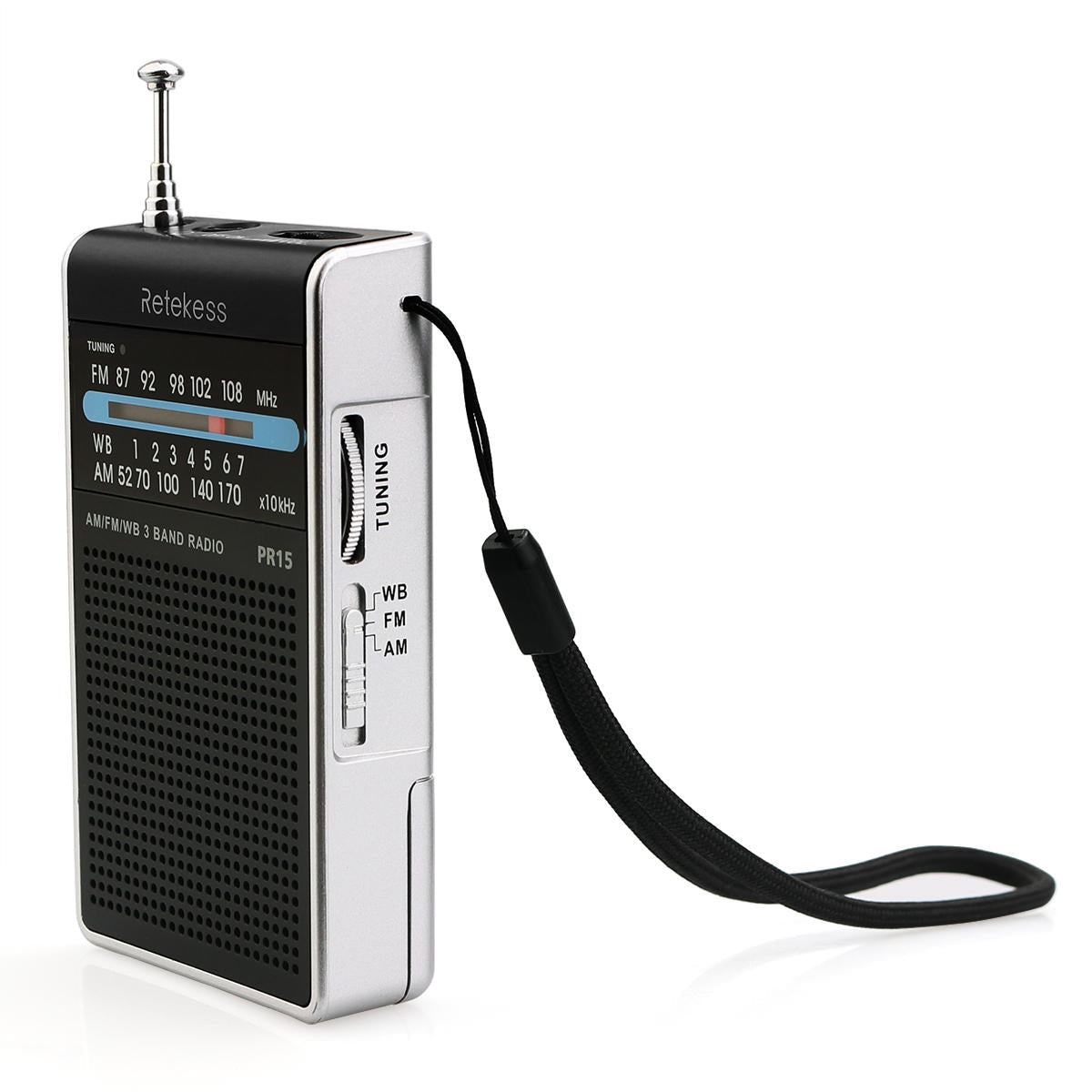 Digital Display Radio with FM AM for Family Camping Outdoor