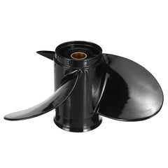 9 1/4 x 12 25-30HP 3-Blade Marine Propeller Outboard Engine Propellers 14 Tooth Aluminum Alloy for Mercury Tohatsu Outboard