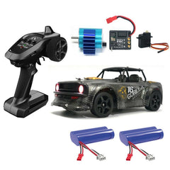 RTR Brushless 60km/h Several Battery 2.4G 4WD RC Car LED Light Drift Proportional Vehicles Model