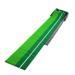 9.8ft Golf Dual Track Golf Simulator Practice Golf Ball Return Machine Indoor Outdoor