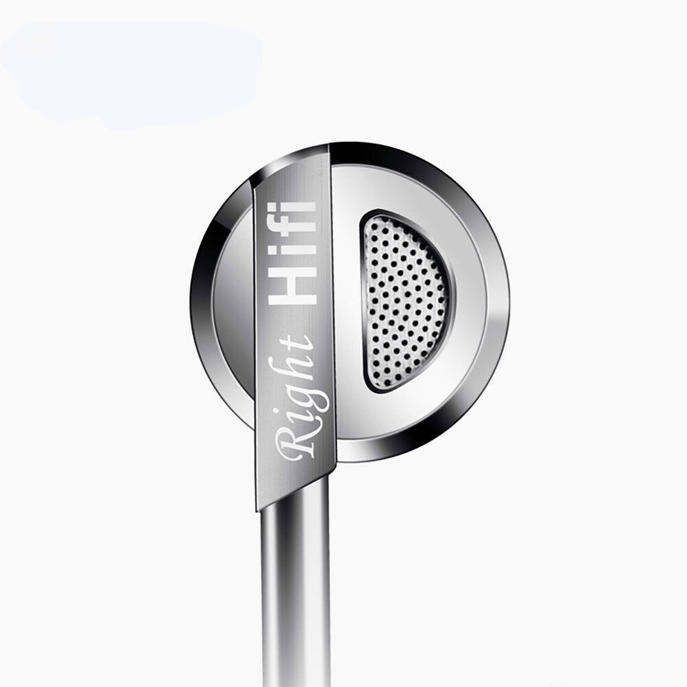 Metal Heavy Bass Hi-Fi Earphone 3.5mm Wired In-Ear Earbuds with Mic for Samsung