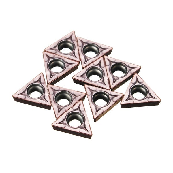 10pcs Triangle Carbide Inserts Lathe Turning Tool Holder Inserts