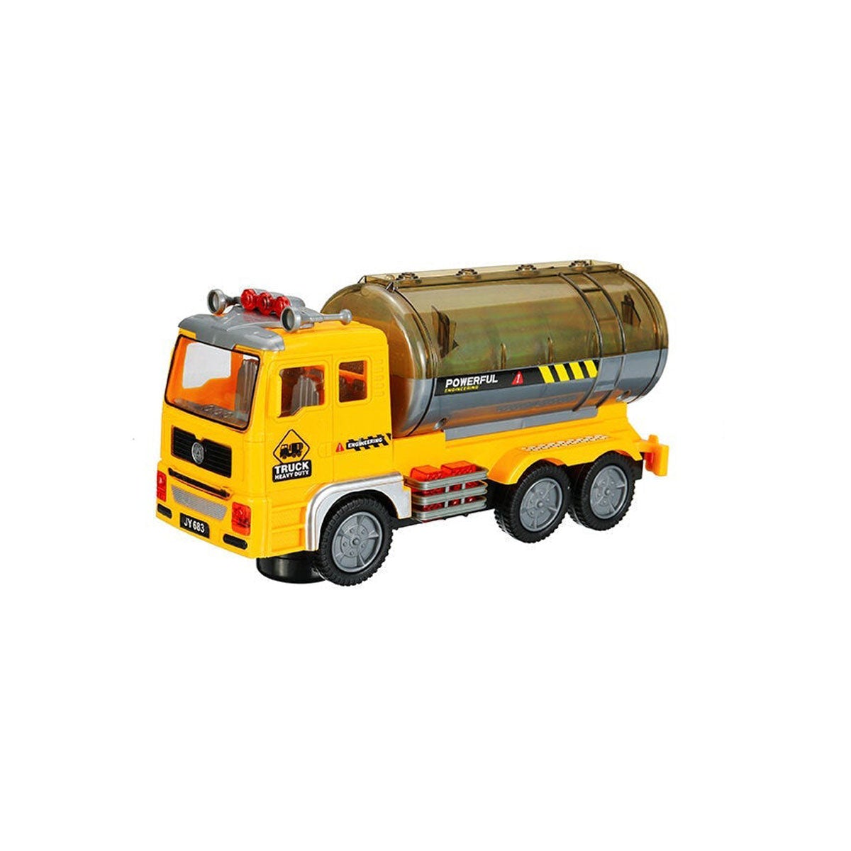 Large Simulation Electric Car Universal Engineering Vehicle Toy 4D Light Music Children's