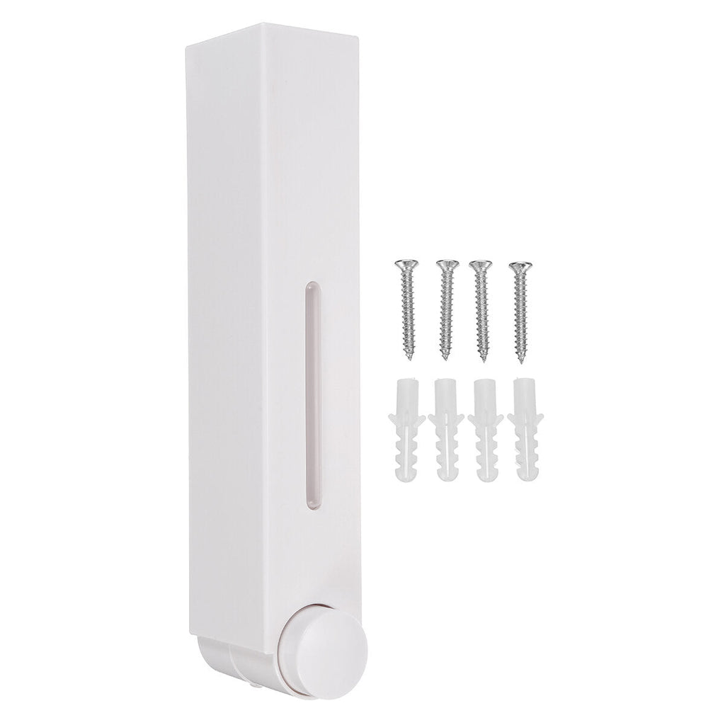 Bathroom Liquid Soap Dispenser Wall Mounted For Kitchen Plastic 350ml Shower