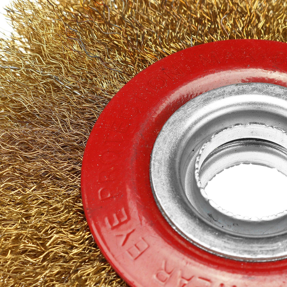 4/5/6 Inch Steel Flat Wire Brush Wheel Polishing Sanding Wheel for Angle Grinder