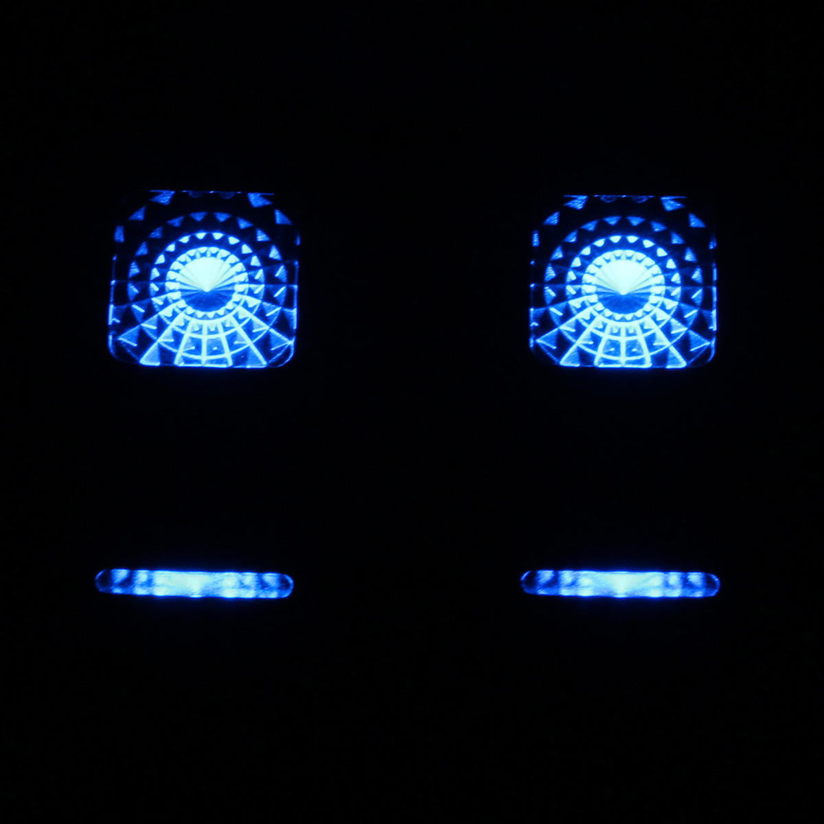 12V 24V 2 Gang Waterproof LED Car Marine Truck Boat RV Rocker Switch Panel