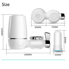 Reusable Kitchen Sink Faucet Water Filter Mount Filtration Tap Purifier Cleaner